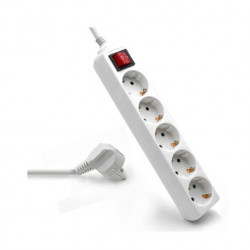 Regleta phasak 6 tomas con interruptor