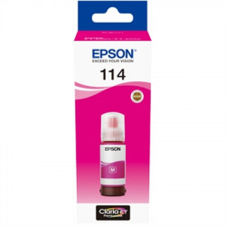 Botella tinta epson ecotank 114 mangenta