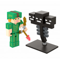 Pack 2 figuras mattel minecraft wither