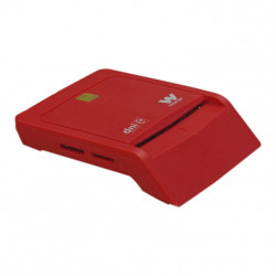 Lector dni combo woxter rojo