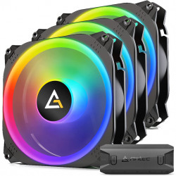 Kit ventiladores gaming antec prizm x