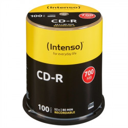 Tarrina cd r virgenes intenso 700mb 80