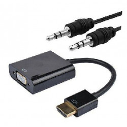 Conversor nanocable hdmi a vga 015cm