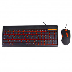 Kit teclado raton negro black