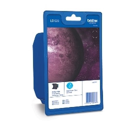 Cartucho tinta brother lc1220c azul 300