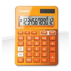 Calculadora canon sobremesa ls 123k naranja