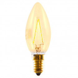 Bombilla led silver electronic filamento edison