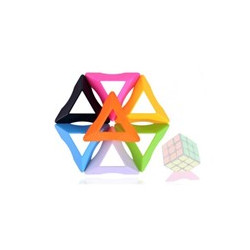 Soporte triangular cubo rubik moyu