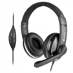Auriculares ngs diadema con microfono vox800usb