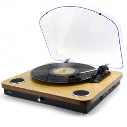 Tocadiscos denver vpl 210w usb sd madera